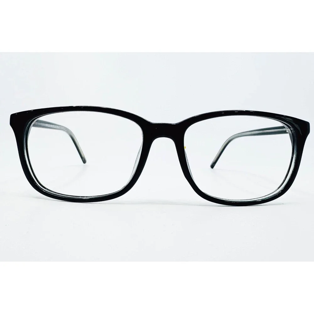 Modern Optical Eyeglass Frames Mens Black Clear MP4003 54-16-140